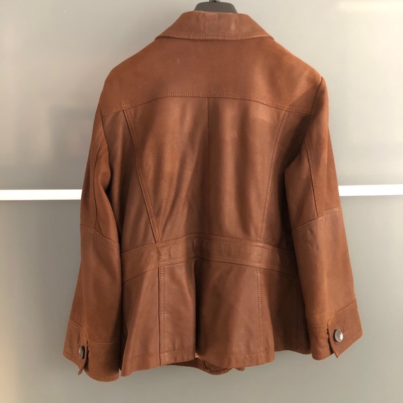 Weekend Max Mara Leather Utility Jacket - Picture 15 of 15